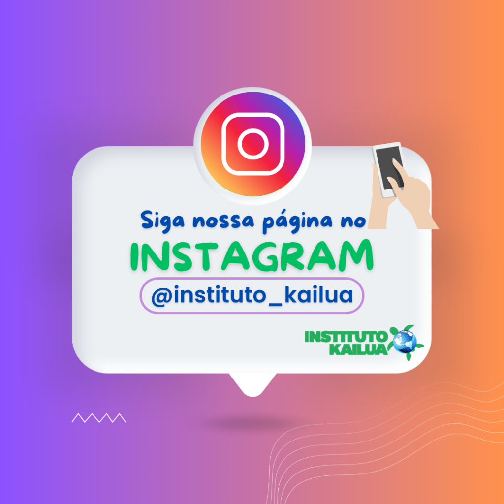 Link para a página no instagram do Instituto Kailua