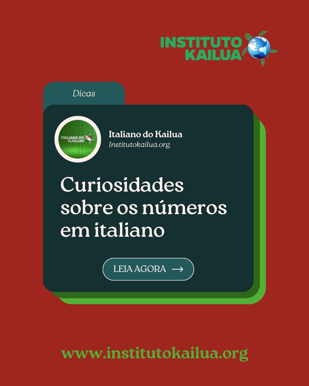 Curiosidades sobre os números em italiano