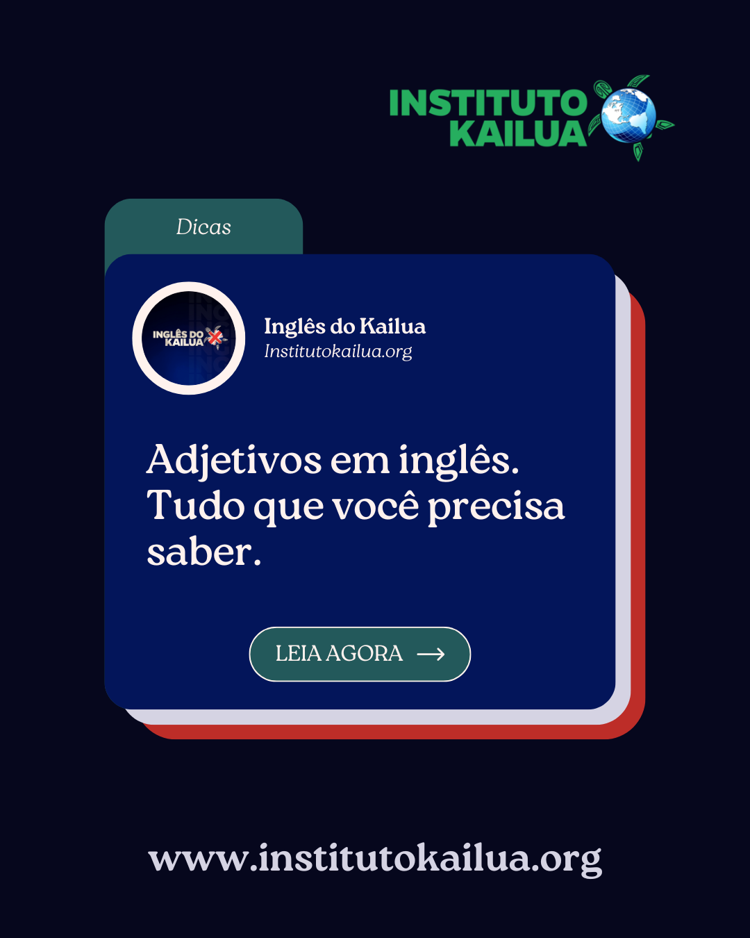 Adjetivos em inglês
