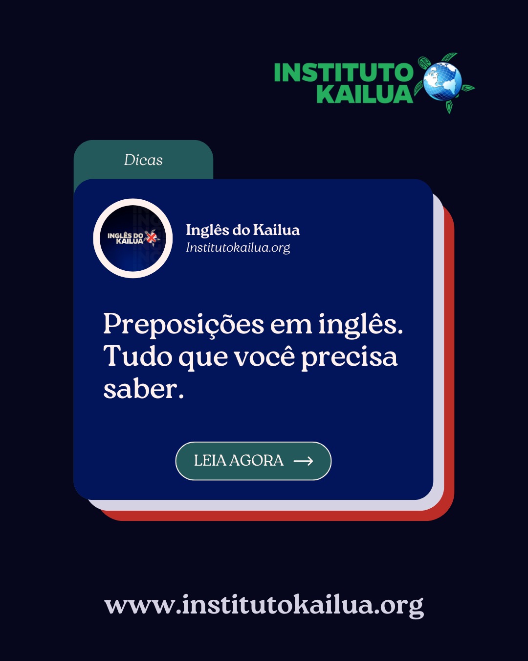 Preposições em inglês